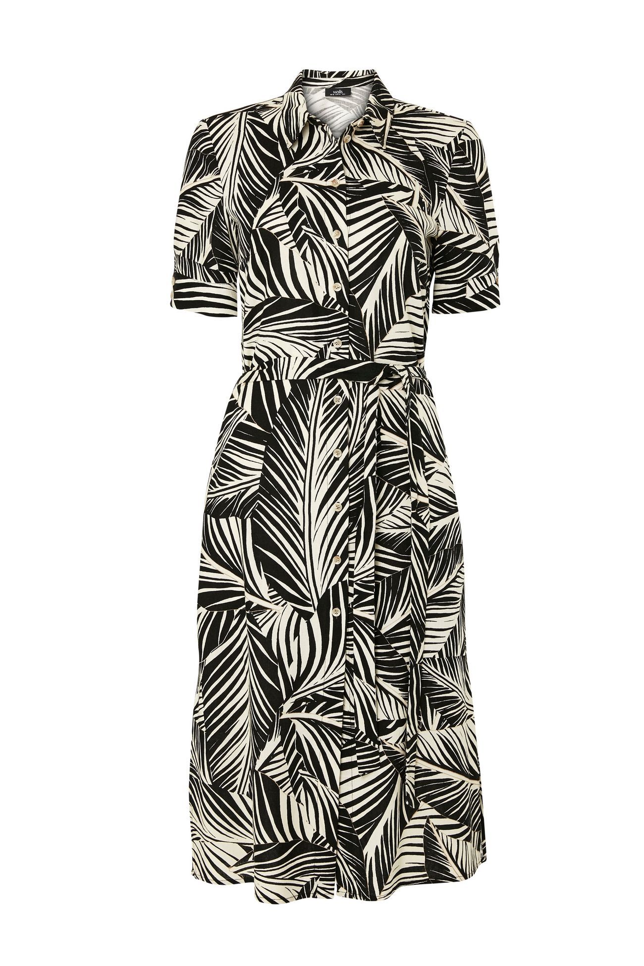 18 tropical-print shirt dress from Wallis